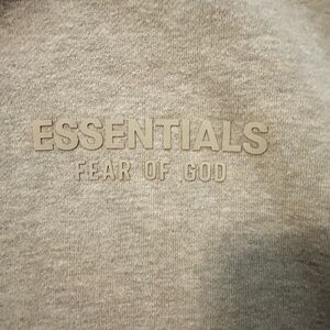 Fear of God Essentials Cream Hoodie